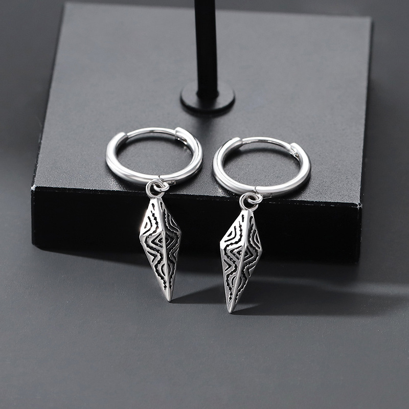 Men'S Accessories Drop Shipping - Orecchini in argento sterling 925 con