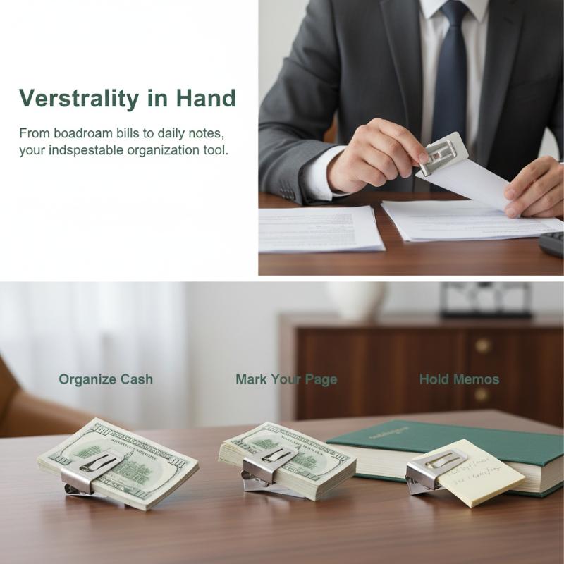 Money Clip Slim - Clip Portasoldi Sottile in Acciaio Inossidabile