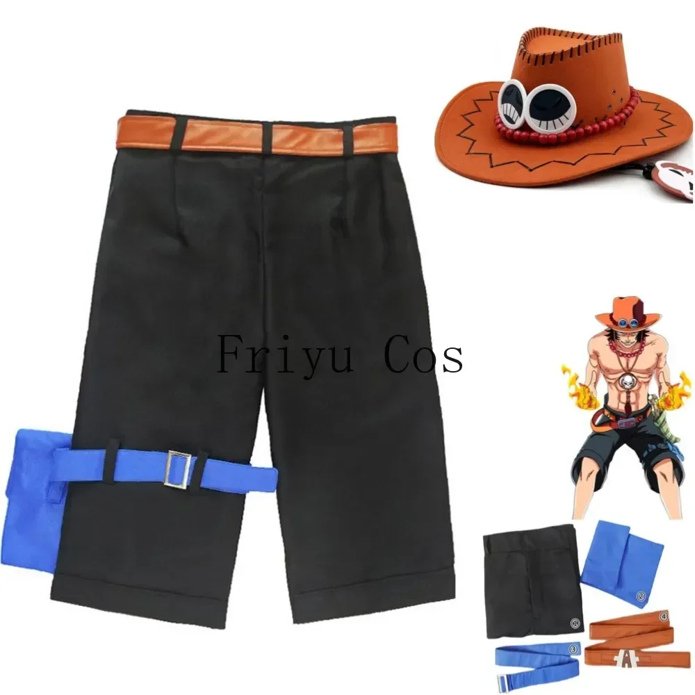 Men'S Suit Accessories - Anime Portgas·D· Ace Costume Cosplay Barba