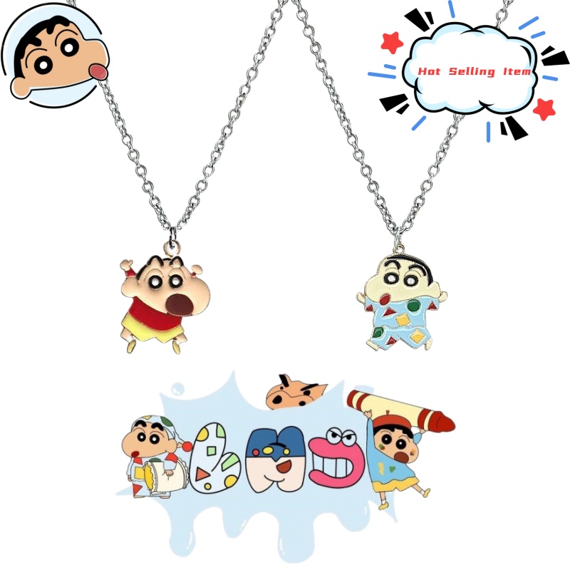 Mens Accessories Style - Collana con ciondolo a tema Crayon