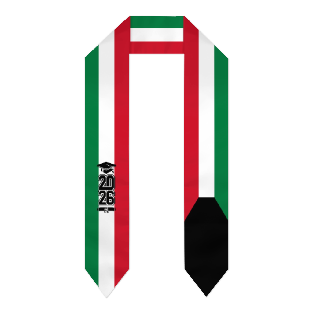 Men Accessories Kuwait - Sciarpa/Stola di Laurea con Bandiera del