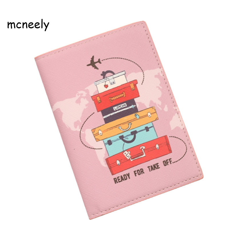 Card Case Minimalist - Custodia per passaporto carina da donna