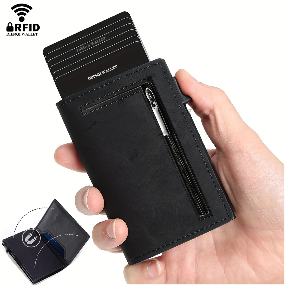 Card Case Minimalist - Portafoglio di Lusso RFID per Carte