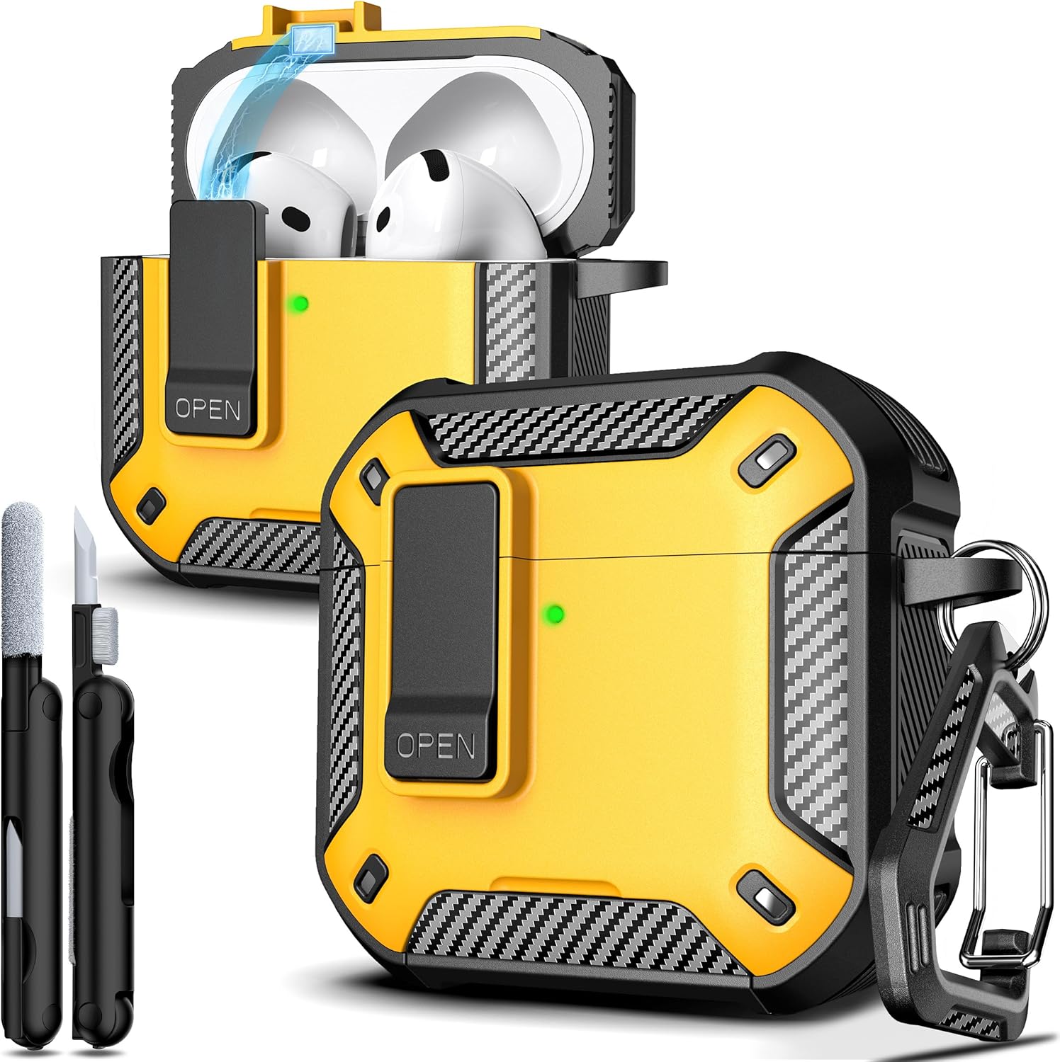 Men'S Accessories Drop Shipping - Custodia per AirPods 4 in fibra