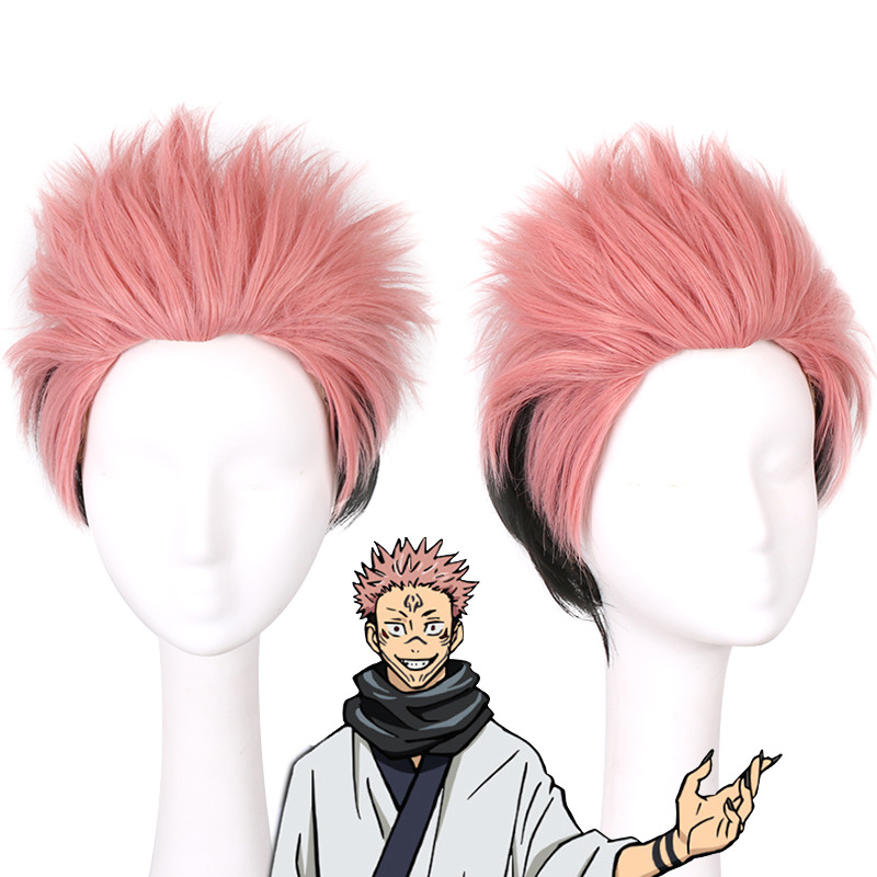 Mens Accessories Style - Parrucca cosplay Sukuna a due facce