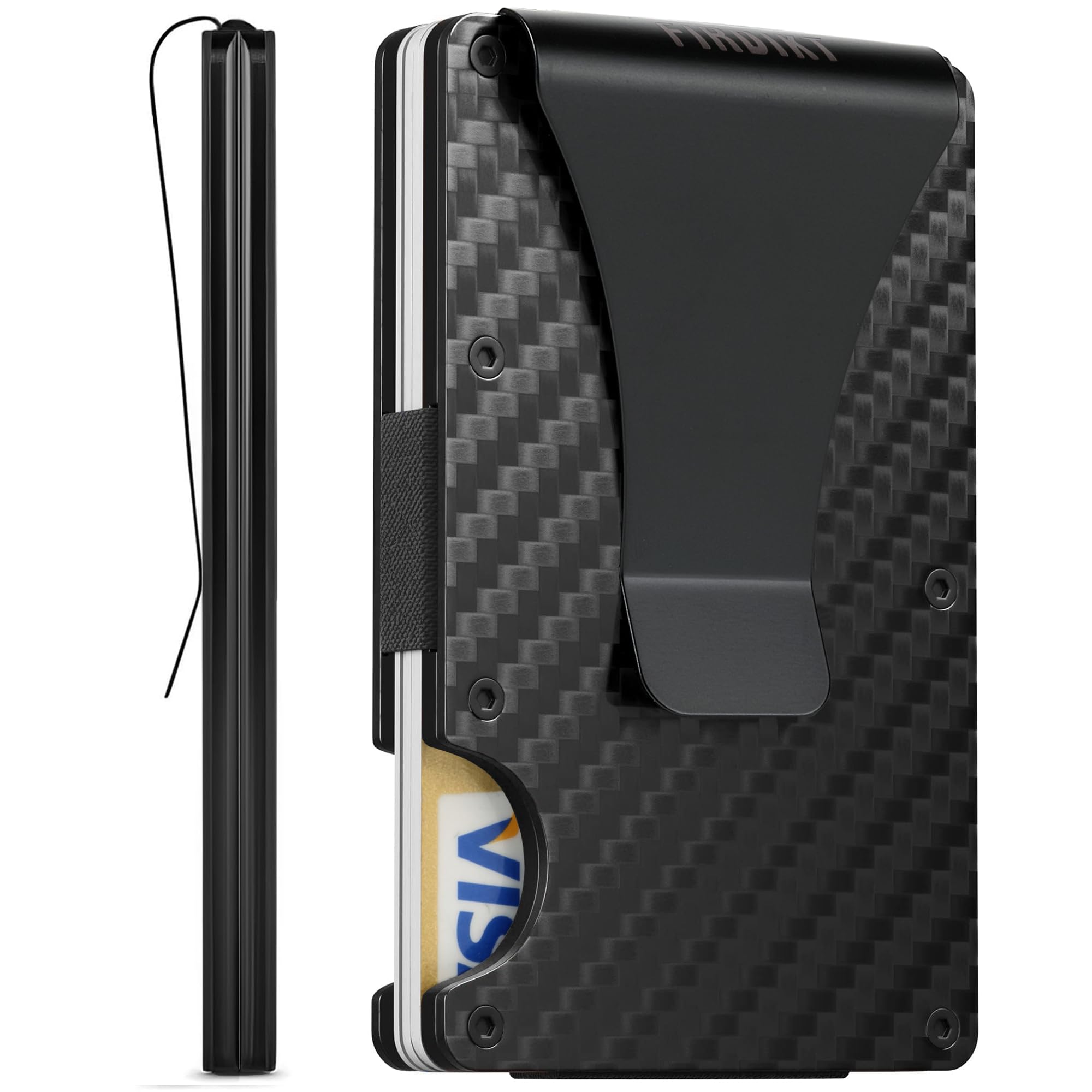 Card Case Minimalist - Portafoglio in fibra di carbonio, Portafoglio