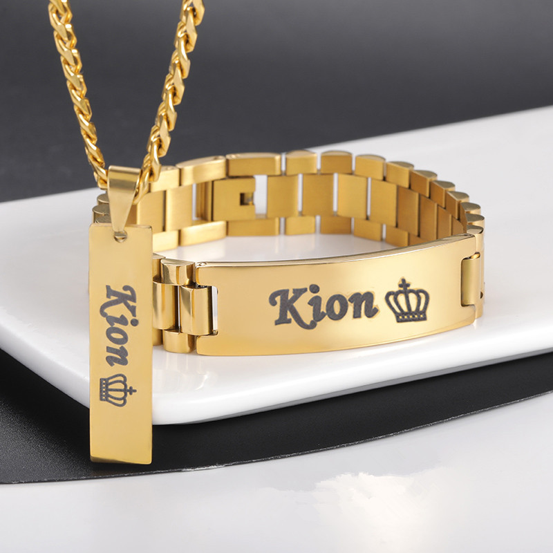 Men Accessories Wrist - Collana con nome personalizzato da uomo