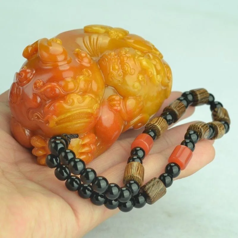 Men Accessories Wrist - Naturale Huang Longyu Pixiu collana con