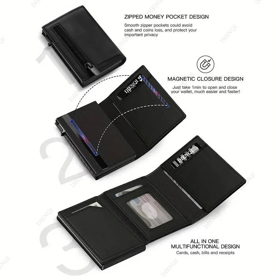 OUIO Portafoglio porta carte d - Card Case Minimalist recensione e prezzo