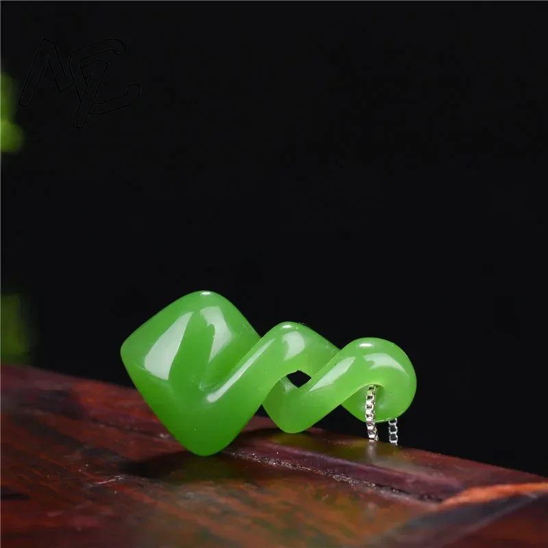 Ciondolo di colore verde giada - Men'S Accessories Drop Shipping recensione e prezzo