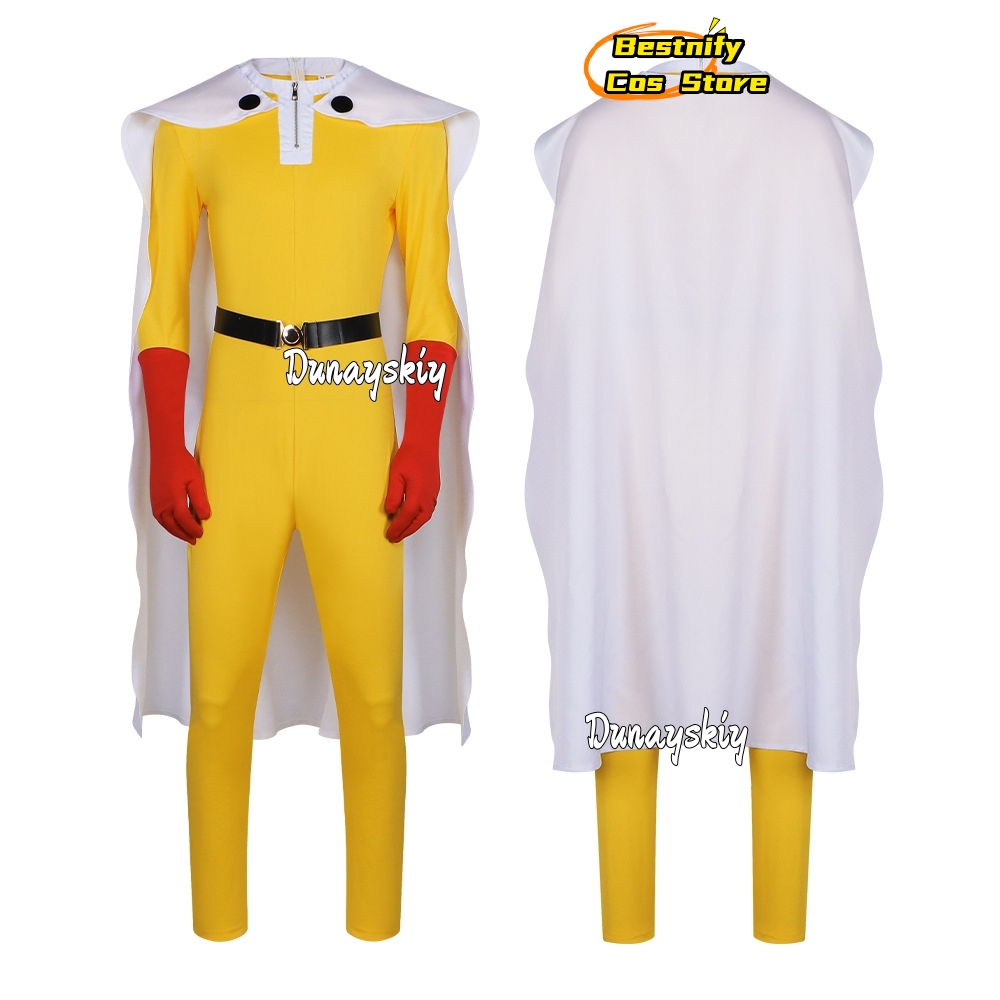 Costume tuta cosplay Saitama M - Men'S Accessories Japan recensione e prezzo