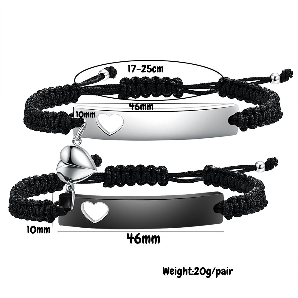 Set di braccialetti per coppia - Men Accessories Wrist recensione e prezzo